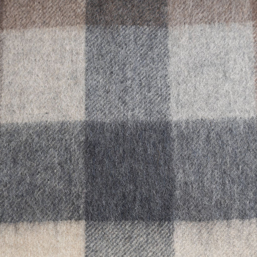Edinburgh Cashmere Scarf 5 Square Tartan - Brown/Black - Heritage Of Scotland - 5 SQUARE TARTAN - BROWN/BLACK