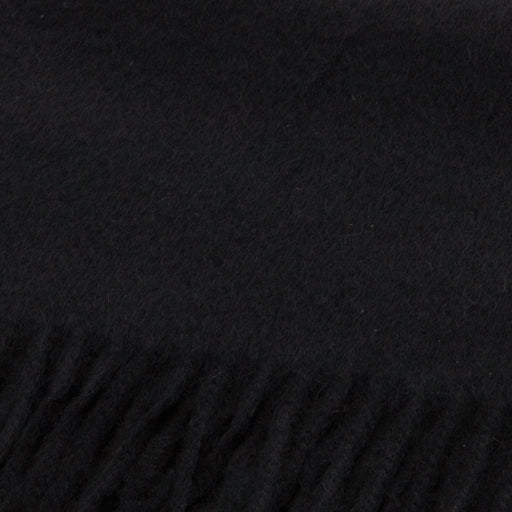 Edinburgh Cashmere Scarf Black - Heritage Of Scotland - BLACK