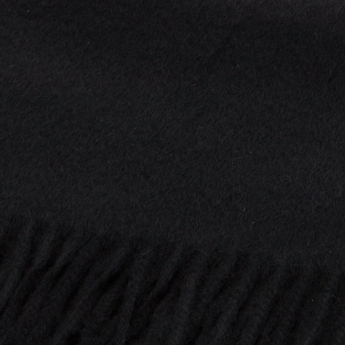 Edinburgh Cashmere Scarf Black - Heritage Of Scotland - BLACK