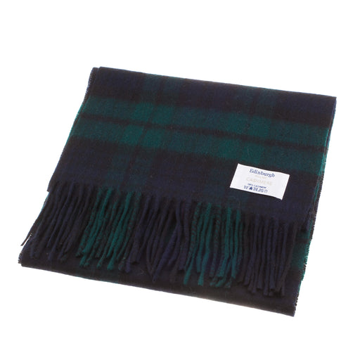 Edinburgh Cashmere Scarf Black Watch - Heritage Of Scotland - BLACK WATCH