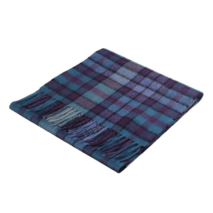 Edinburgh Cashmere Scarf Buchanan Mix Sapphire - Heritage Of Scotland - BUCHANAN MIX SAPPHIRE