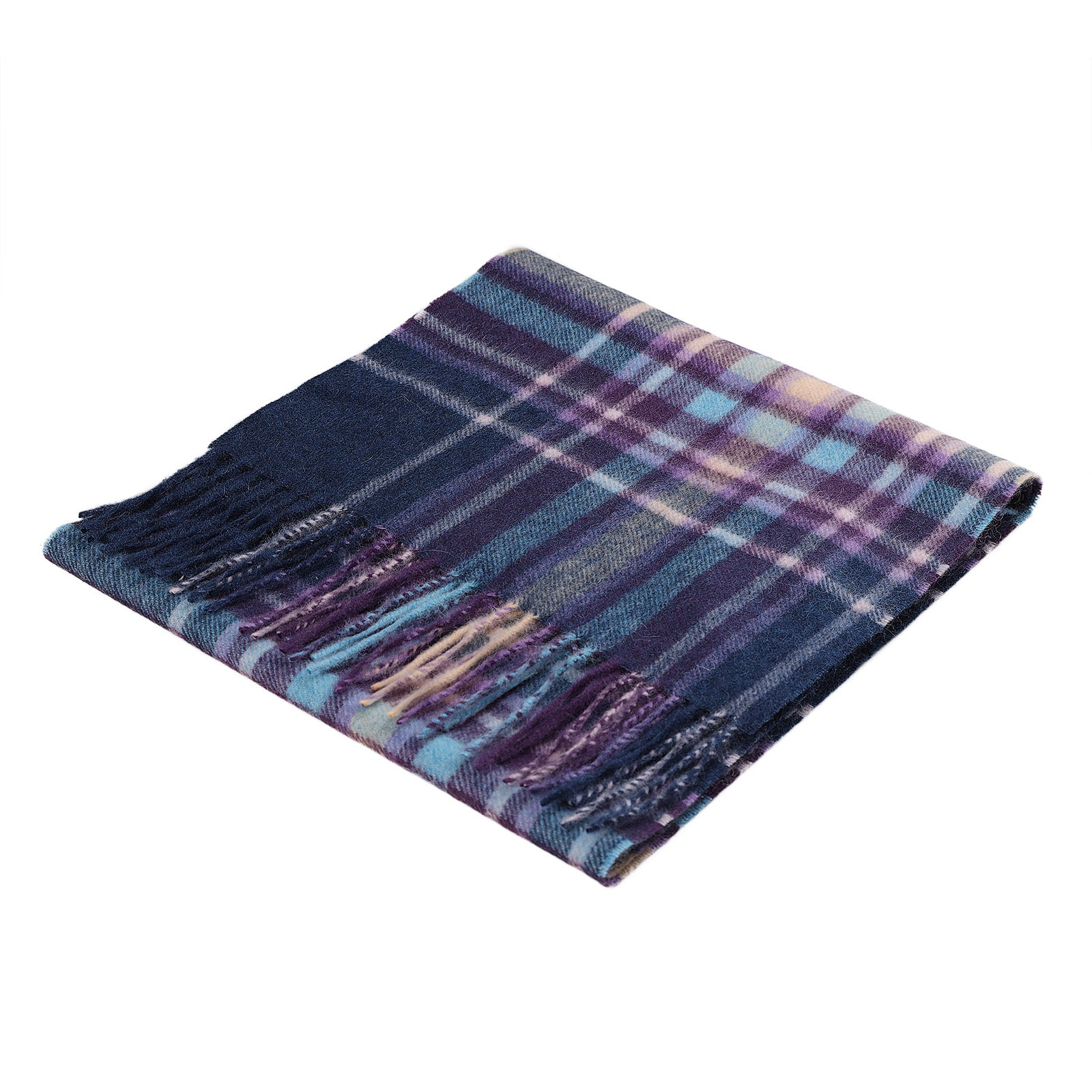 Edinburgh Cashmere Scarf Carnival Check Astral - Heritage Of Scotland - CARNIVAL CHECK ASTRAL
