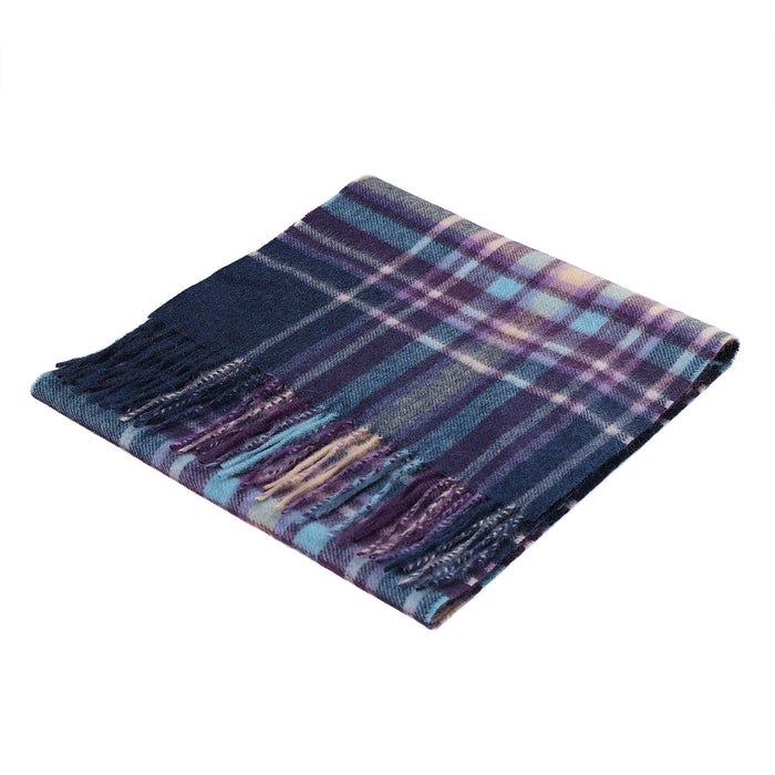 Edinburgh Cashmere Scarf Carnival Check Astral - Heritage Of Scotland - CARNIVAL CHECK ASTRAL