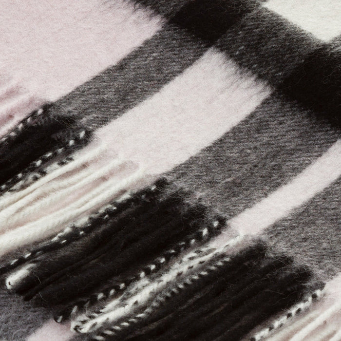 Edinburgh Cashmere Scarf Exploded Scotty Thomson Lt Pink - Heritage Of Scotland - EXPLODED SCOTTY THOMSON LT PINK