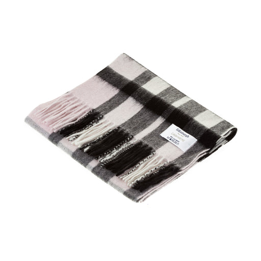 Edinburgh Cashmere Scarf Exploded Scotty Thomson Lt Pink - Heritage Of Scotland - EXPLODED SCOTTY THOMSON LT PINK