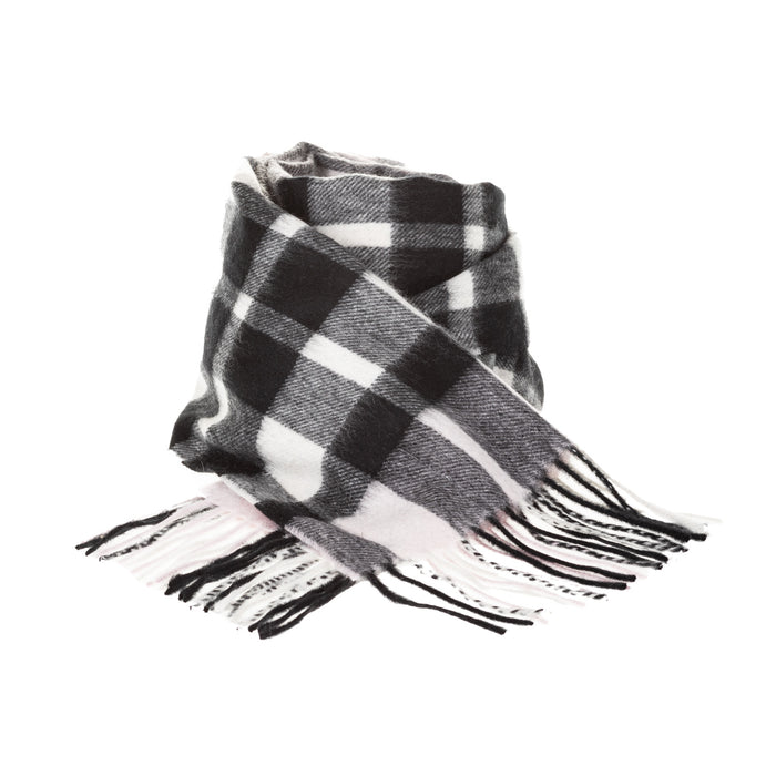 Edinburgh Cashmere Scarf Exploded Scotty Thomson Lt Pink - Heritage Of Scotland - EXPLODED SCOTTY THOMSON LT PINK