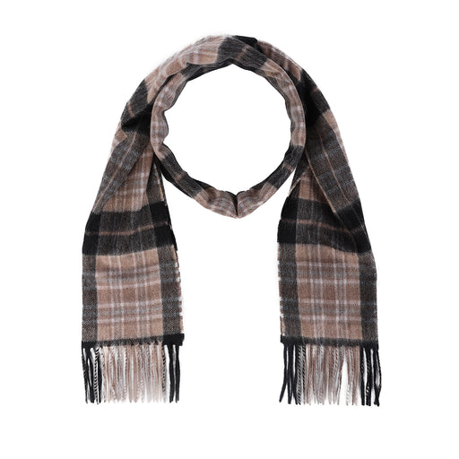 Edinburgh Cashmere Scarf Mackellar Black - Heritage Of Scotland - MACKELLAR BLACK