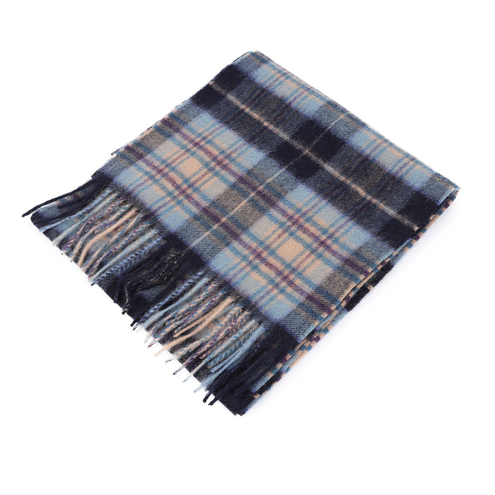 Edinburgh Cashmere Scarf Mackellar Mix Navy - Heritage Of Scotland - MACKELLAR MIX NAVY