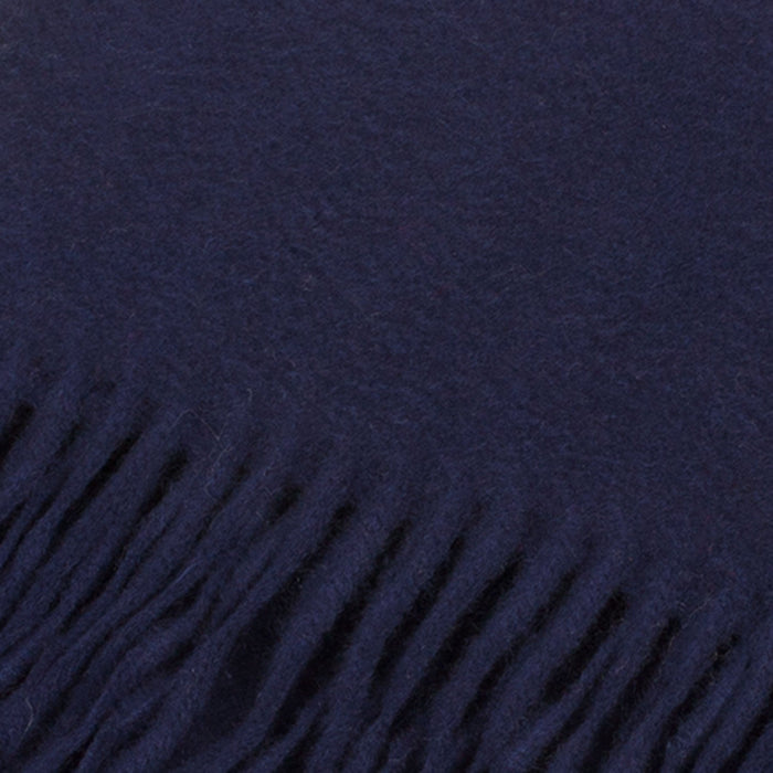 Edinburgh Cashmere Scarf Navy - Heritage Of Scotland - NAVY