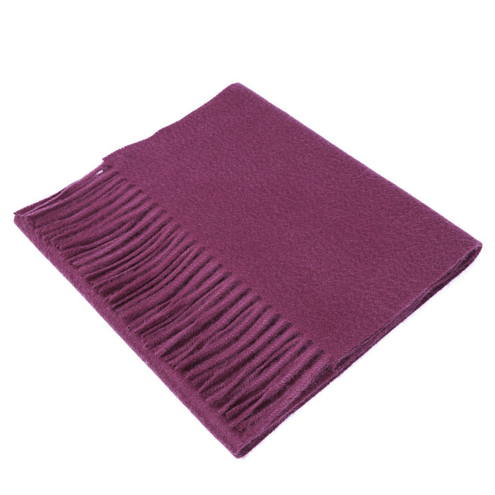 Edinburgh Cashmere Scarf Passion Wine - Heritage Of Scotland - PASSION WINE
