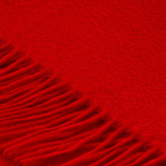 Edinburgh Cashmere Scarf Red Rouge - Heritage Of Scotland - RED ROUGE