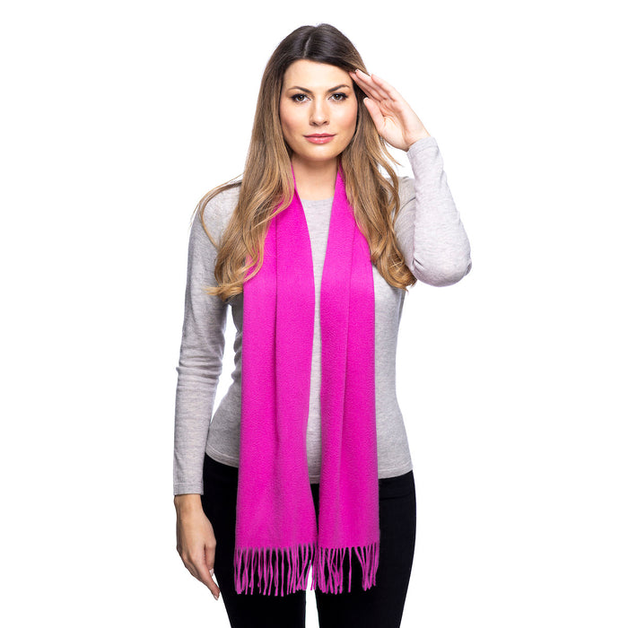 Edinburgh Cashmere Scarf Rosebud Pink - Heritage Of Scotland - ROSEBUD PINK