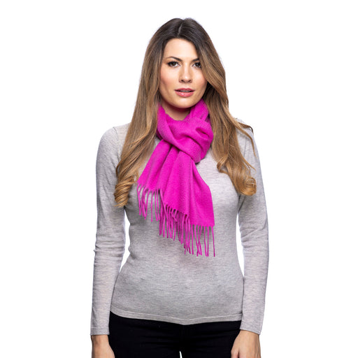 Edinburgh Cashmere Scarf Rosebud Pink - Heritage Of Scotland - ROSEBUD PINK