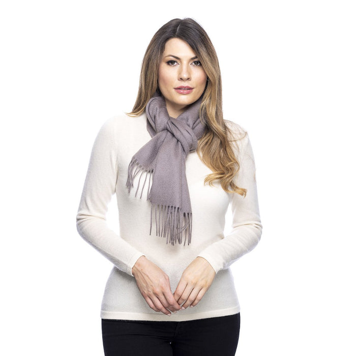 Edinburgh Cashmere Scarf Taupe - Heritage Of Scotland - TAUPE