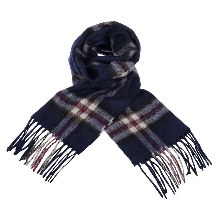 Edinburgh Cashmere Scarf Thomson Navy - Heritage Of Scotland - THOMSON NAVY