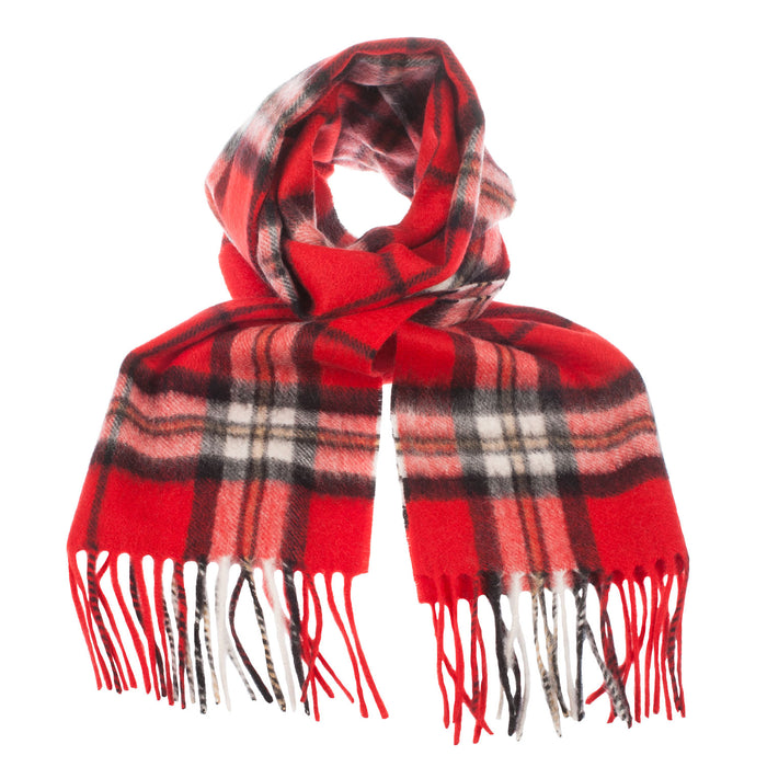 Edinburgh Cashmere Scarf Thomson Red - Heritage Of Scotland - THOMSON RED