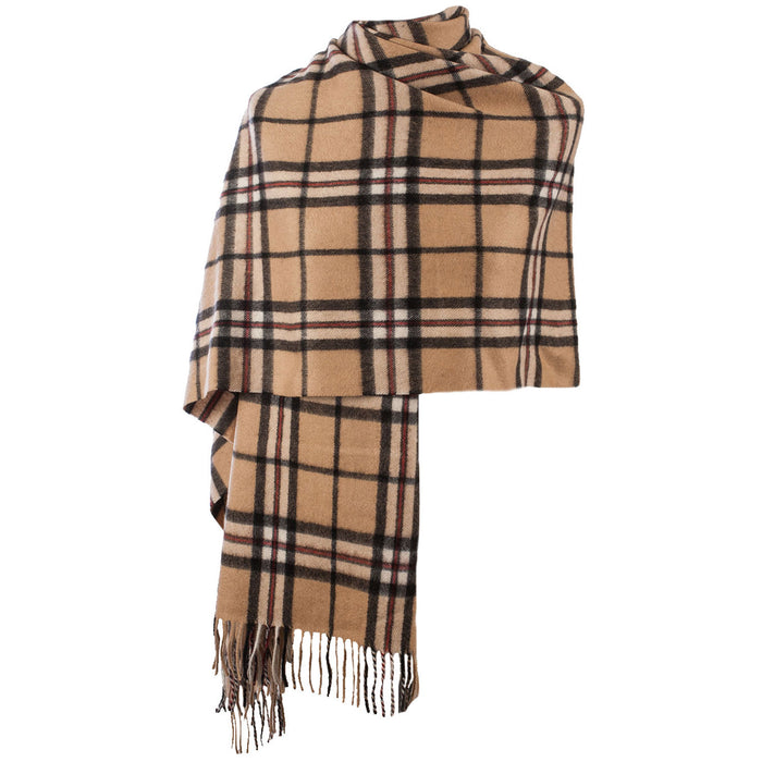 Edinburgh Cashmere Stole Thomson Camel - Heritage Of Scotland - THOMSON CAMEL