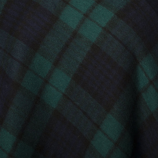Edinburgh Lambswool Long Tartan Cape Black Watch - Heritage Of Scotland - BLACK WATCH