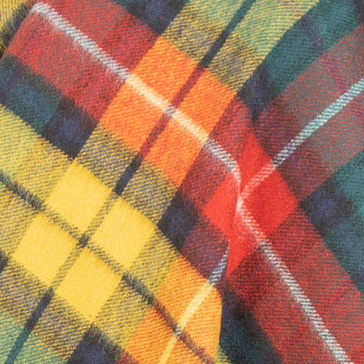 Edinburgh Lambswool Long Tartan Cape Buchanan Modern - Heritage Of Scotland - BUCHANAN MODERN