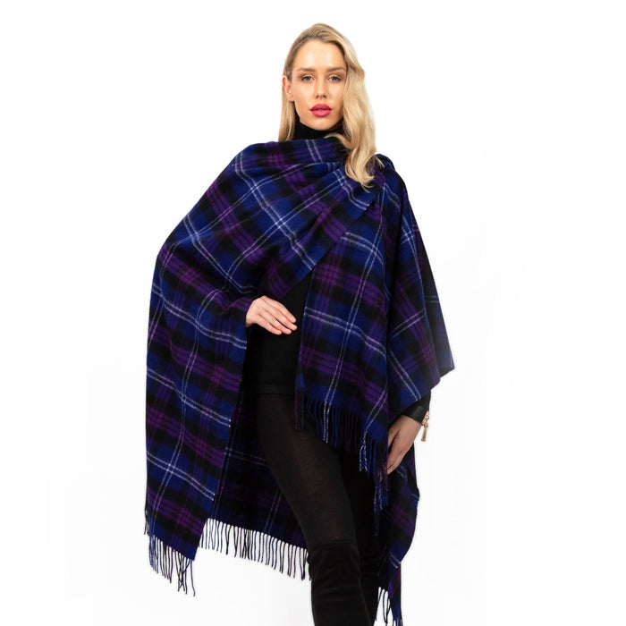 Edinburgh Lambswool Long Tartan Cape Heritage Of Scotland - Heritage Of Scotland - HERITAGE OF SCOTLAND