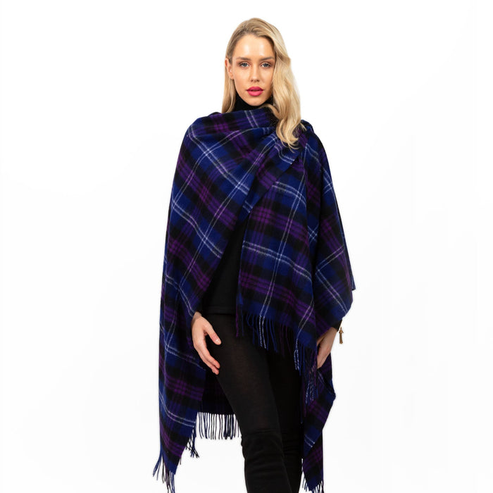 Edinburgh Lambswool Long Tartan Cape Heritage Of Scotland - Heritage Of Scotland - HERITAGE OF SCOTLAND