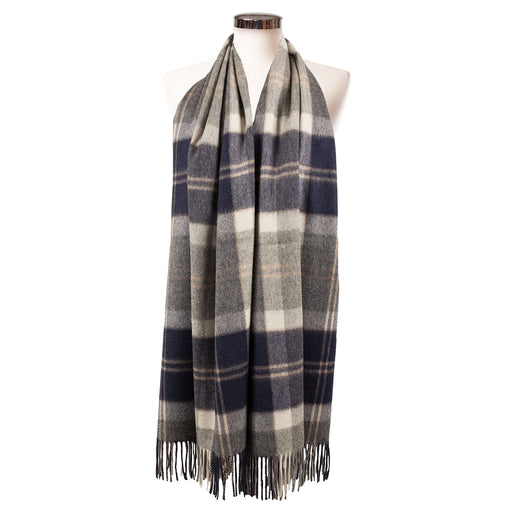 Edinburgh Lambswool Stole Bannockbane Silver - Heritage Of Scotland - BANNOCKBANE SILVER