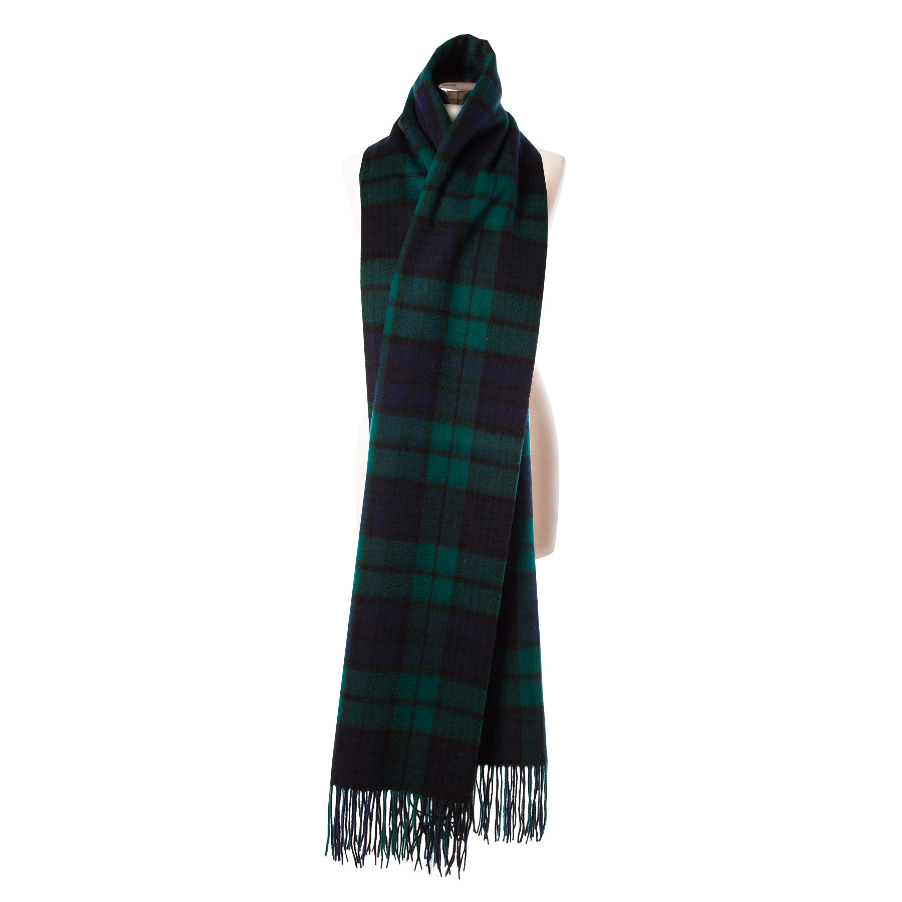 Edinburgh Lambswool Stole Black Watch - Heritage Of Scotland - BLACK WATCH