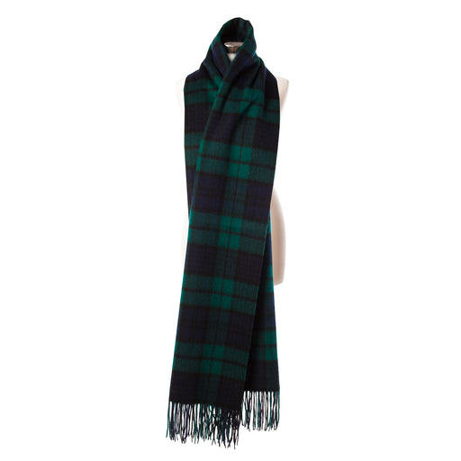 Edinburgh Lambswool Stole Black Watch - Heritage Of Scotland - BLACK WATCH