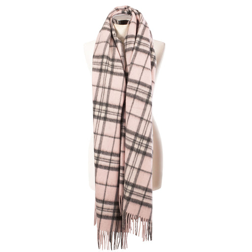 Edinburgh Lambswool Stole Thomson Pale Pink - Heritage Of Scotland - THOMSON PALE PINK