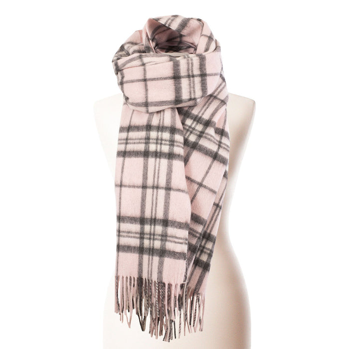 Edinburgh Lambswool Stole Thomson Pale Pink - Heritage Of Scotland - THOMSON PALE PINK