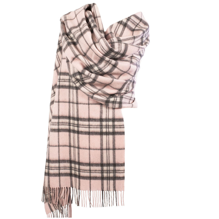 Edinburgh Lambswool Stole Thomson Pale Pink - Heritage Of Scotland - THOMSON PALE PINK