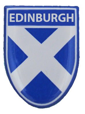 Edinburgh Saltire Sheild Pin Badge - Heritage Of Scotland - N/A