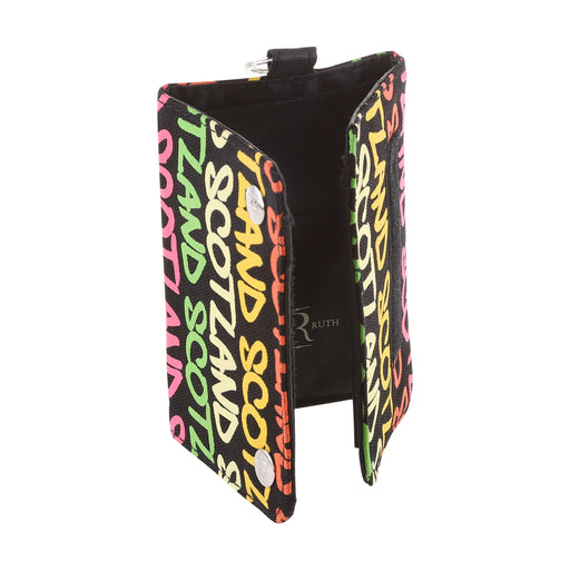 Grace Wallet Rainbow Scotland - Heritage Of Scotland - BLACK/FUCHSIA MULTI