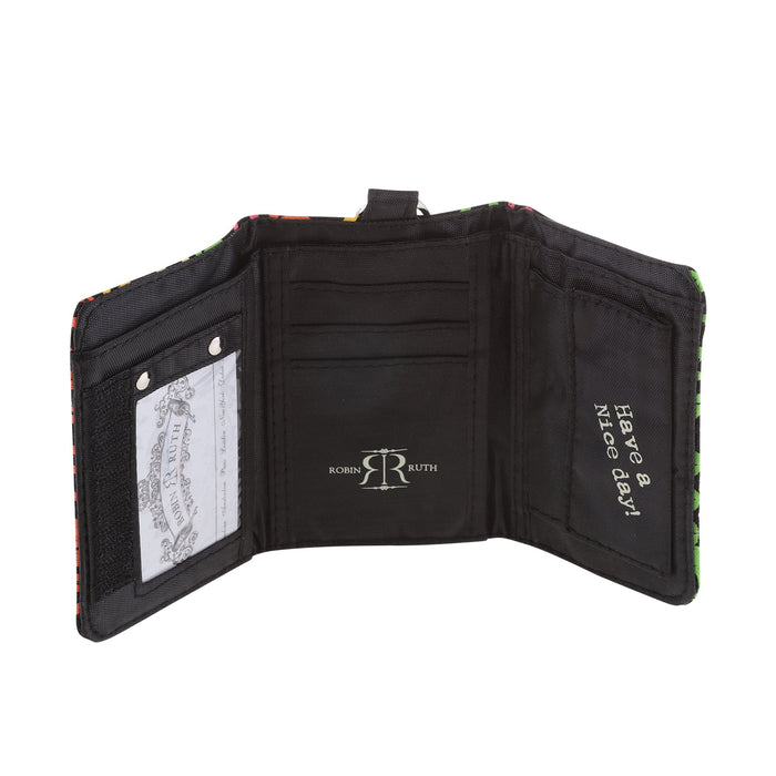 Grace Wallet Rainbow Scotland - Heritage Of Scotland - BLACK/FUCHSIA MULTI
