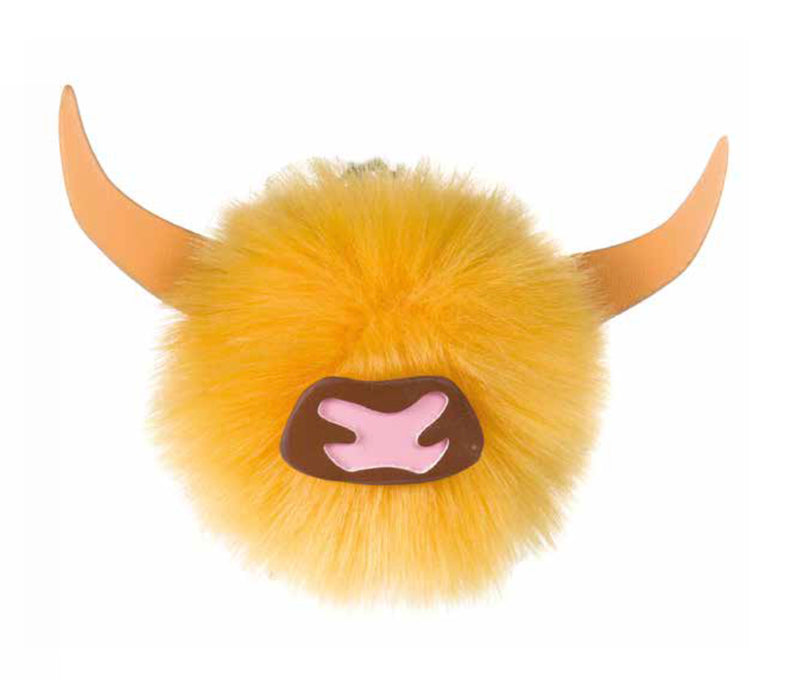 Highland Cow Pom Pom Magnet - Heritage Of Scotland - N/A