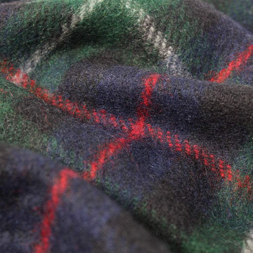 Highland Wool Blend Tartan Blanket / Throw Extra Warm Mackenzie - Heritage Of Scotland - MACKENZIE