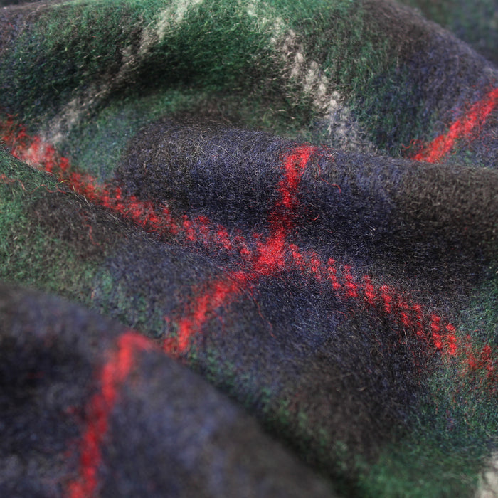 Highland Wool Blend Tartan Blanket / Throw Extra Warm Mackenzie - Heritage Of Scotland - MACKENZIE