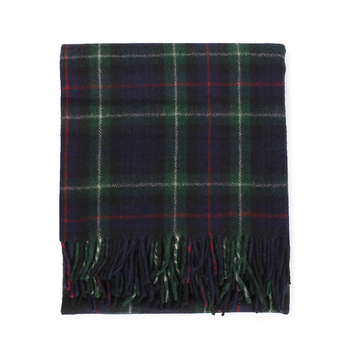 Highland Wool Blend Tartan Blanket / Throw Extra Warm Mackenzie - Heritage Of Scotland - MACKENZIE