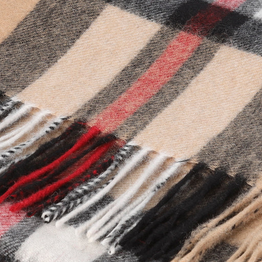 Hos 100% Lambswool Wide Scarf Thomson Camel - Heritage Of Scotland - THOMSON CAMEL