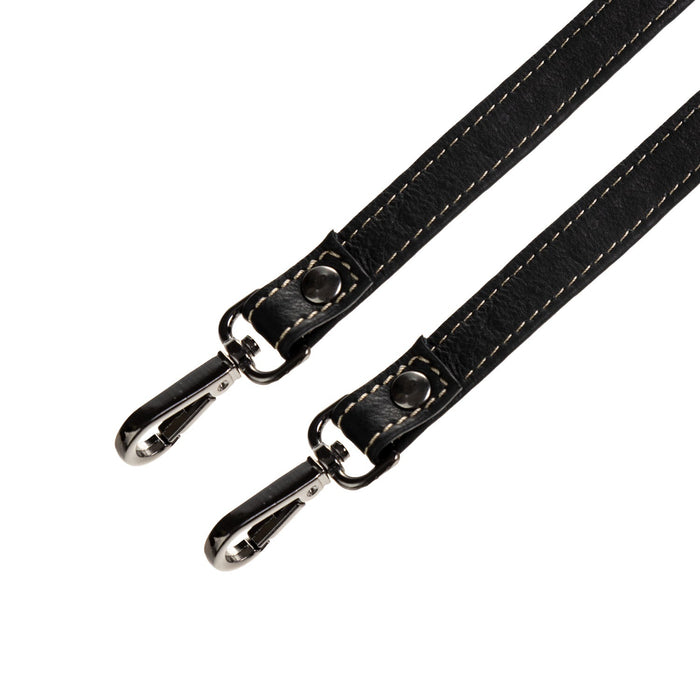 Ht Leather Hand Bag With Flap Closer Cerise Check / Black - Heritage Of Scotland - CERISE CHECK / BLACK