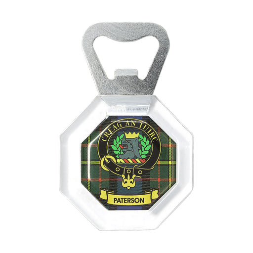 Kc Clan Bottle Opener Fridge Magnet Paterson - Heritage Of Scotland - PATERSON