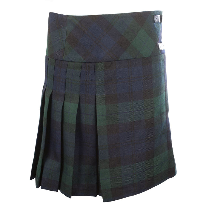 Ladies Deluxe Billie Kilted Skirt Black Watch - Heritage Of Scotland - BLACK WATCH