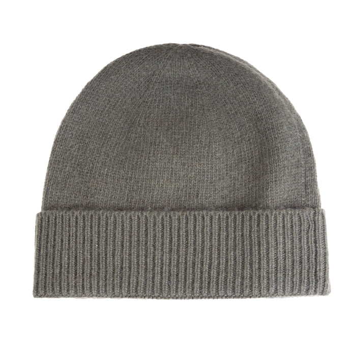 Ladies Plain Lambswool Mix Beanie Olive - Heritage Of Scotland - OLIVE