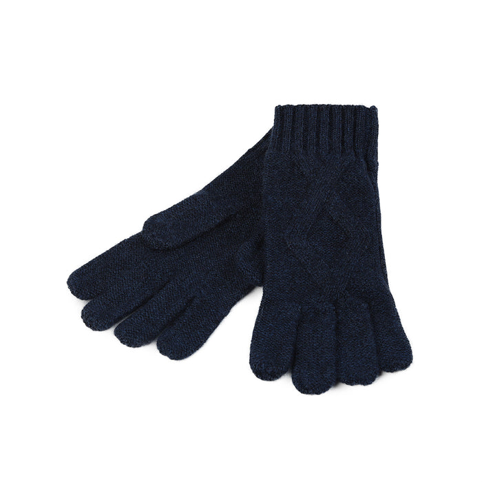 Ladies Racking Rib Detail Glove Astral - Heritage Of Scotland - ASTRAL
