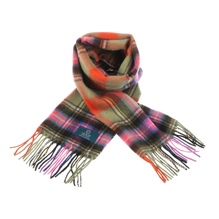 Lambswool Scottish Tartan Clan Scarf Bruce Of Kinnaird Ancient - Heritage Of Scotland - BRUCE OF KINNAIRD ANCIENT