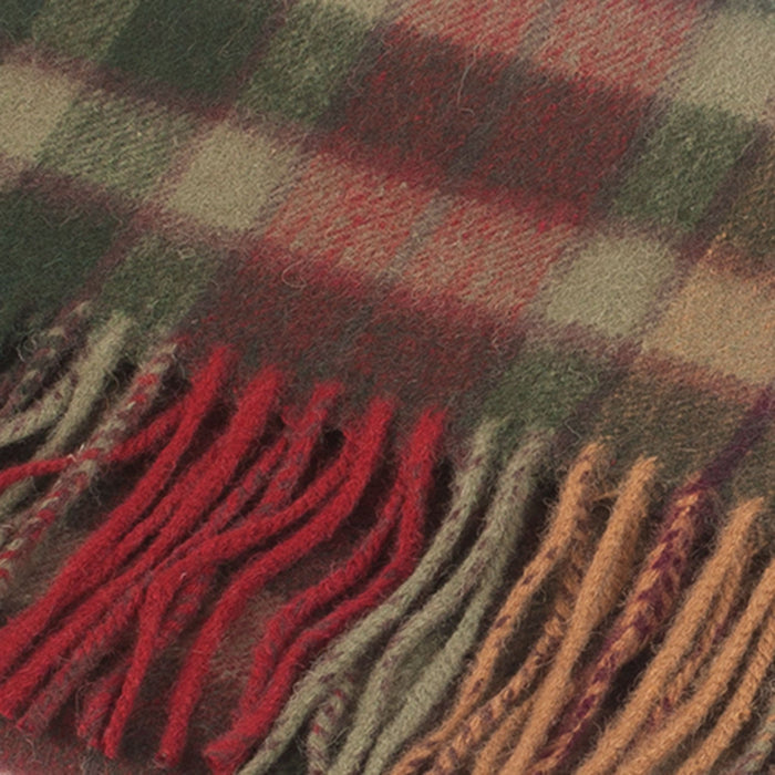 Lambswool Scottish Tartan Clan Scarf Buchanan Autumn - Heritage Of Scotland - BUCHANAN AUTUMN