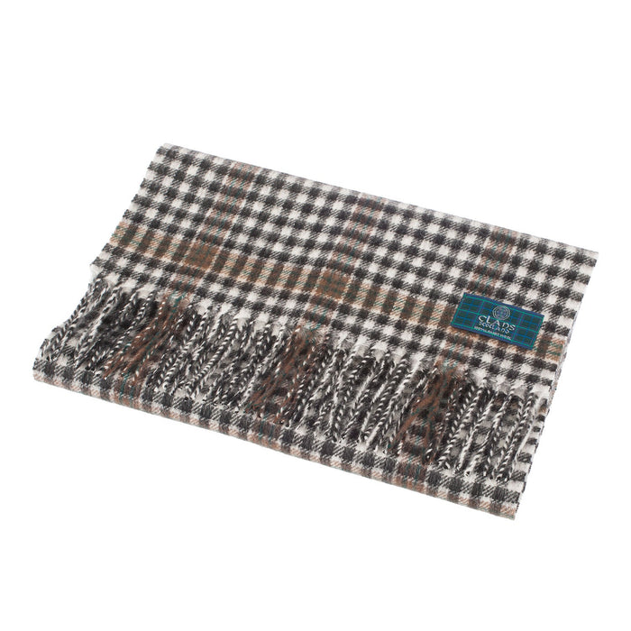 Lambswool Scottish Tartan Clan Scarf Burns Check - Heritage Of Scotland - BURNS CHECK