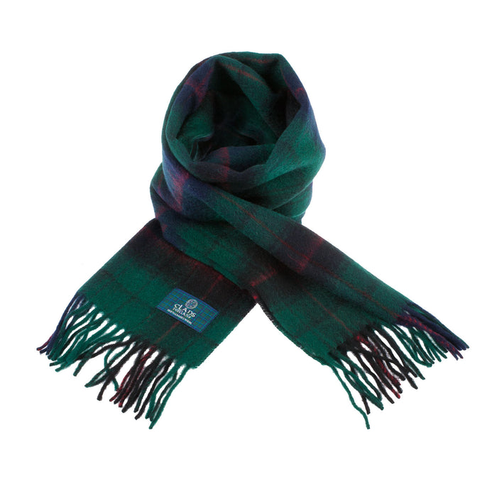 Lambswool Scottish Tartan Clan Scarf Davidson - Heritage Of Scotland - DAVIDSON