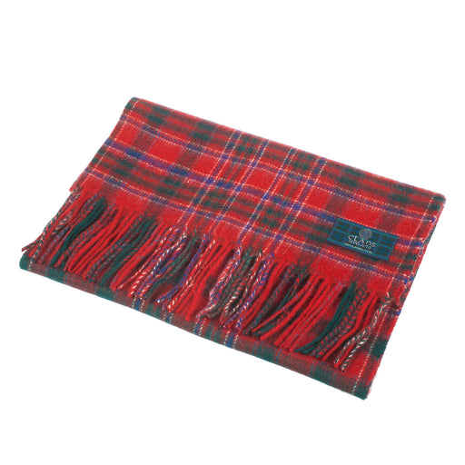 Lambswool Scottish Tartan Clan Scarf Macalister - Heritage Of Scotland - MACALISTER