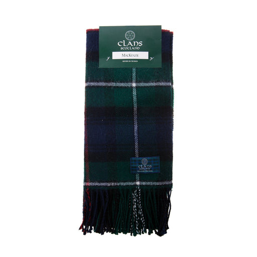 Lambswool Scottish Tartan Clan Scarf Mackenzie - Heritage Of Scotland - MACKENZIE